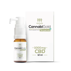 Olejek CBD CannabiGold Terpenes+ 1000 mg - 12 ml
