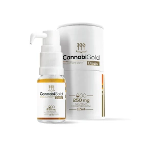 Olejek CBD CannabiGold Basic 250 mg - 12 ml