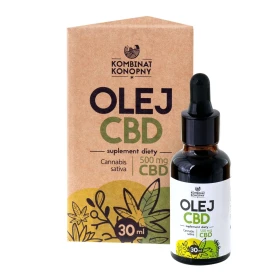 Olej CBD (500 mg) - 30 ml - Kombinat Konopny