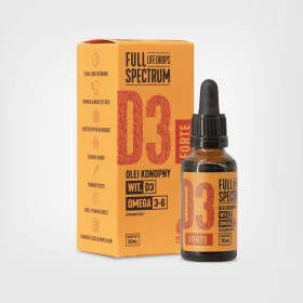 Olejek Konopny + Witamina D3 Forte - 30 ml - Full Spectrum