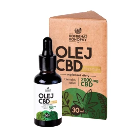 Olej CBD Premium (2000 mg) - 30 ml - Kombinat Konopny