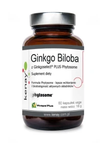 Ginkgo Biloba z Ginkgoselect® - 60 Kapsułek - Kenay