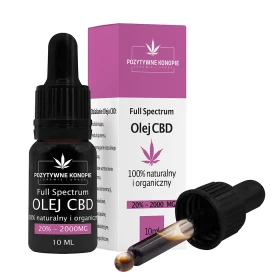 Olejek CBD 20% (2000 mg) - 10 ml - Pozytywne Konopie