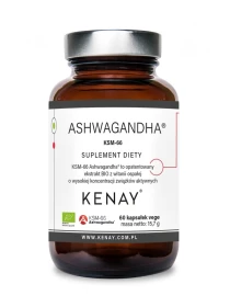 Ashwagandha KSM-66 BIO - 60 Kapsułek - Kenay