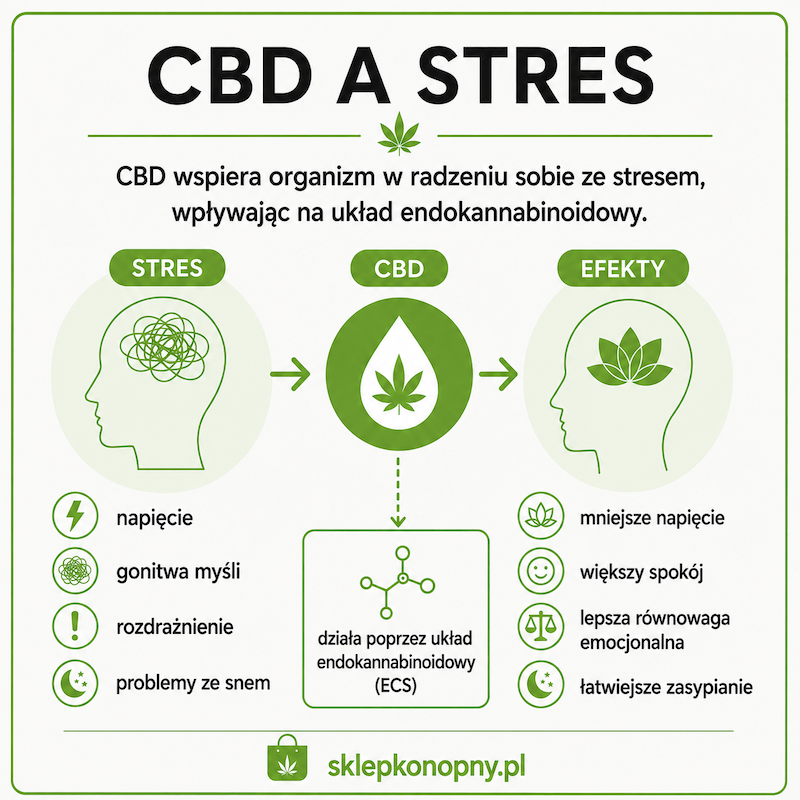 Wpływ CBD na stres.